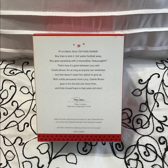 SOLD HALLMARK KEEPSAKE CHARLIE BROWN ORNAMENT - Picture 2 of 2